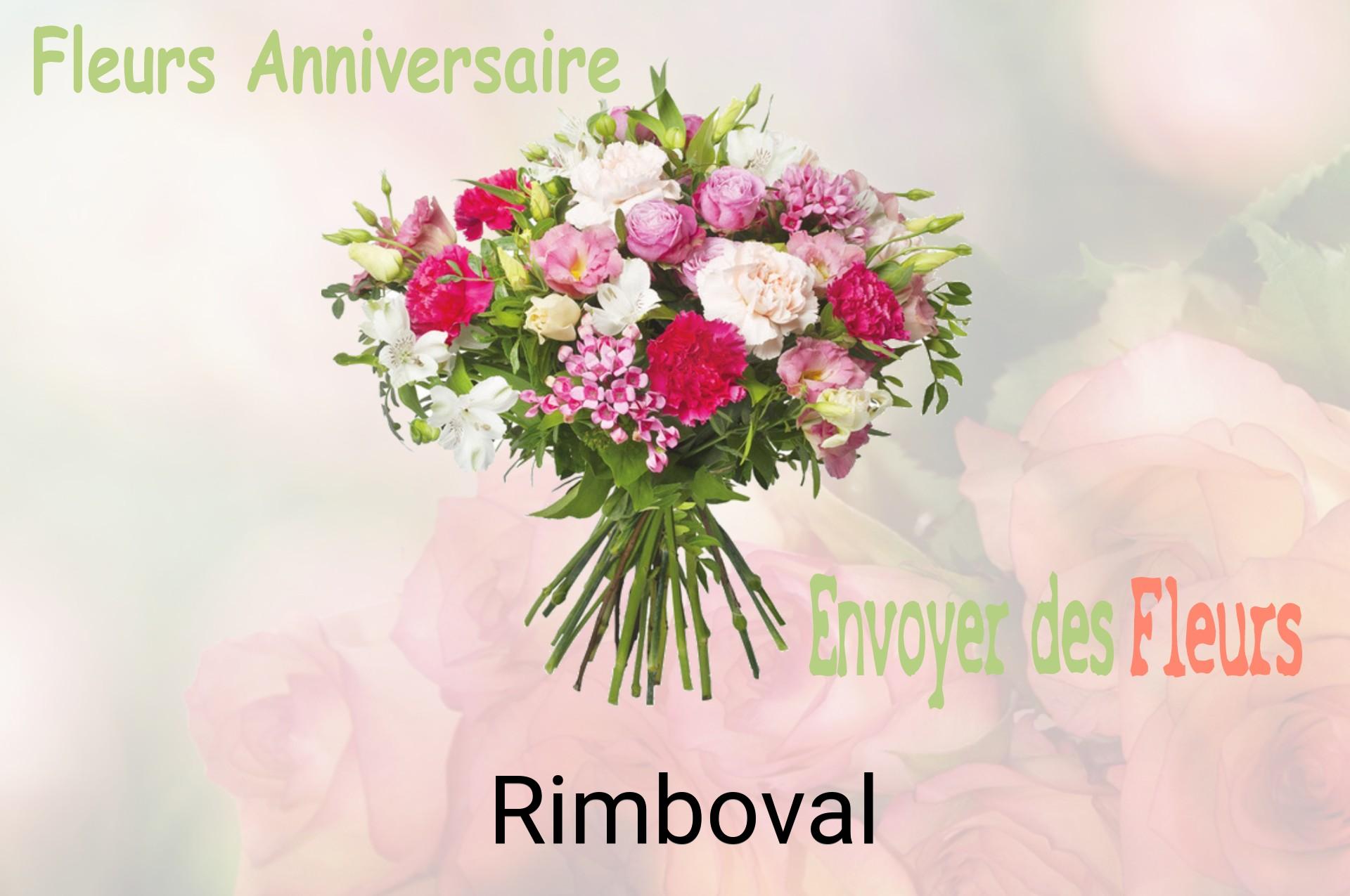 Bouquet de fleurs d’anniversaire livré à Rimboval