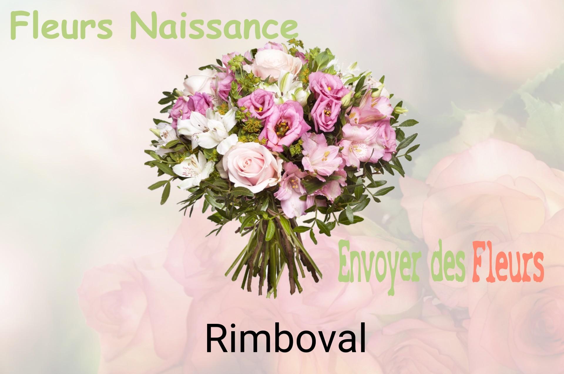 Bouquet de fleurs de naissance livré à Rimboval